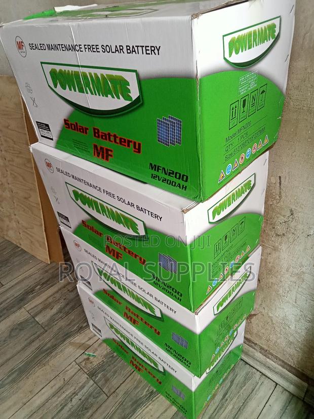 Powermate 200ah Solar Battery Maintenance Free