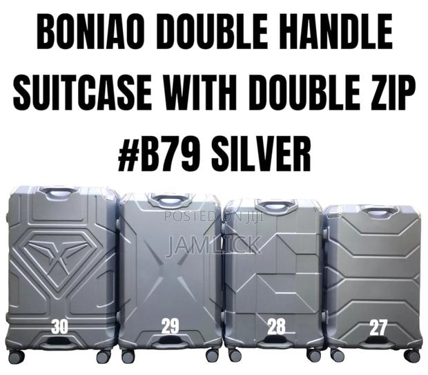 3pcs Double Handle Fiber Suitcase Set - main view
