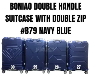 3pcs Double Handle Fiber Suitcase Set