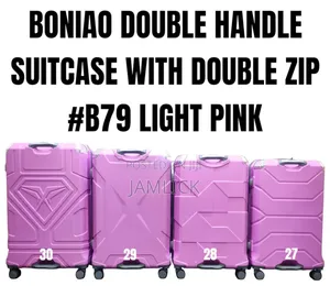 3pcs Double Handle Fiber Suitcase Set