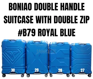 3pcs Double Handle Fiber Suitcase Set