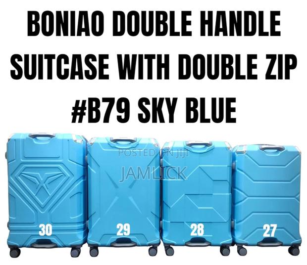 3pcs Double Handle Fiber Suitcase Set - thumbnail 5