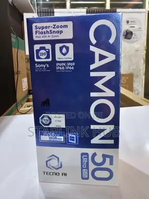 New Tecno Camon 50 Pro 256 GB Black
