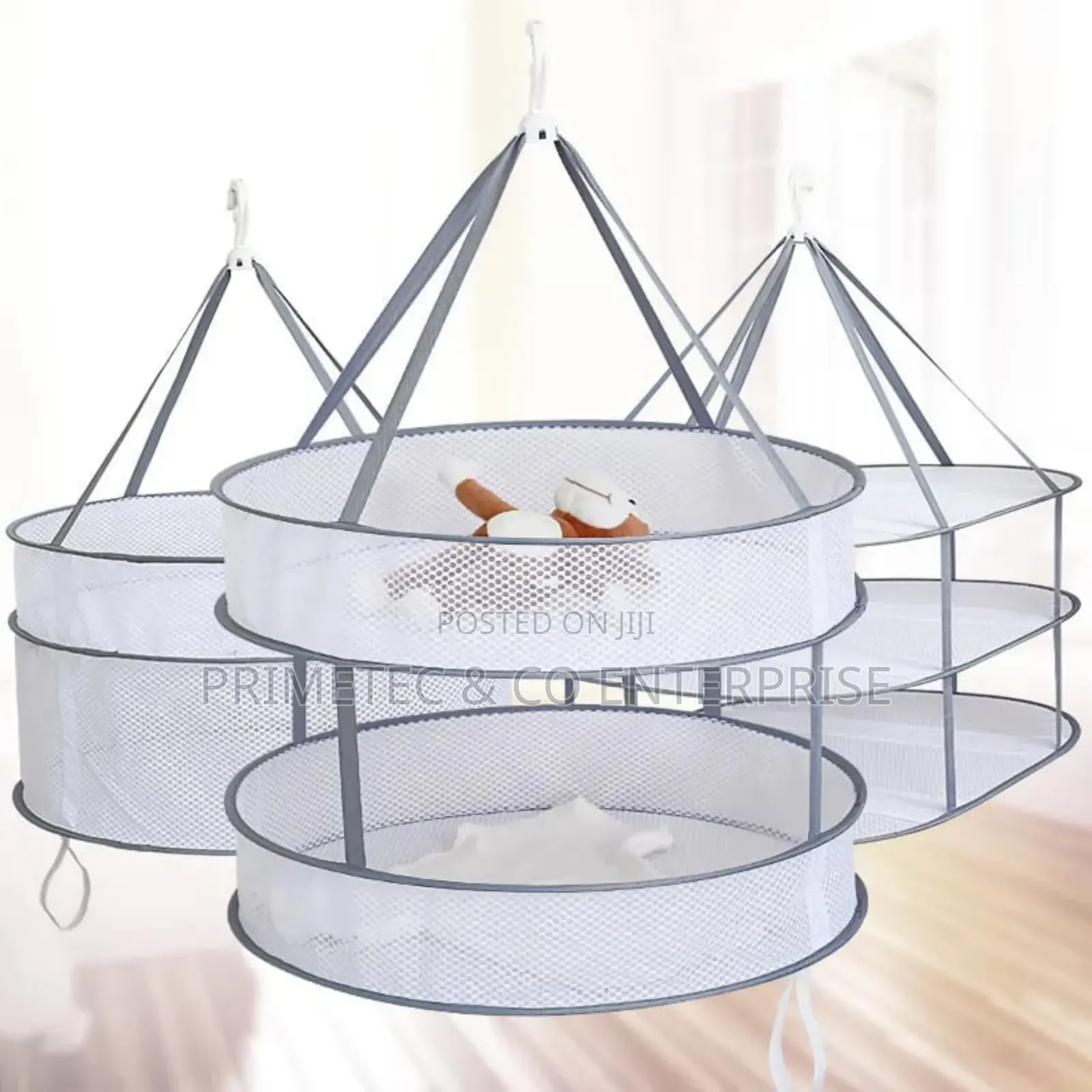 Clothes Drying Basket Hanging Net Pocket Thickened Anti-Deformation