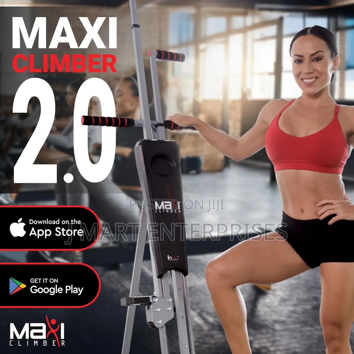 Maxiclimber Vertical Exercise Machine Cardio Strength Training