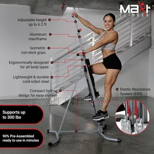 Maxiclimber Vertical Exercise Machine Cardio Strength Training
