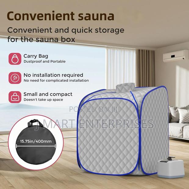 Portable Steam Sauna at Home, 9 Levels Heating, Sauna Tent for Home