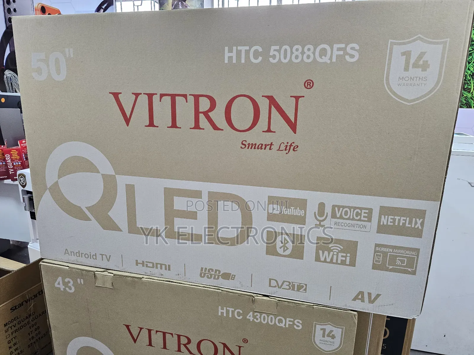 Vitron 50 Inch Qled Full Hd 5088qfs Smart Android Tv