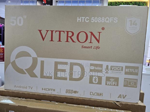 Vitron 50 Inch Qled Full Hd 5088qfs Smart Android Tv - thumbnail 2