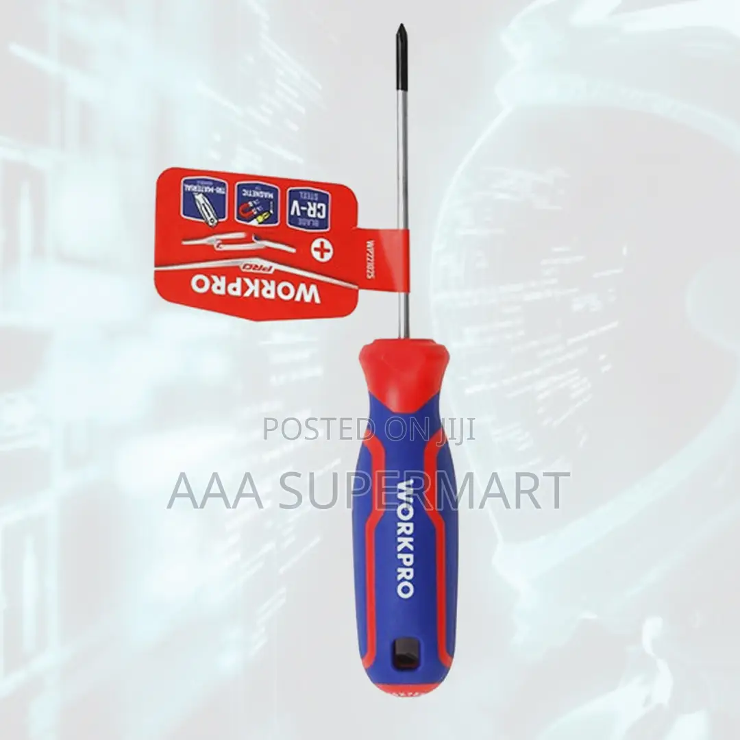 Wp221031 Cr-v Phillips Screwdriver With Tri-Color Handle, Ph2x200m