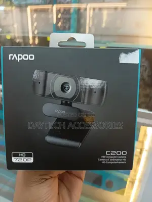 Rapoo C200 720p Hd Webcam - Black