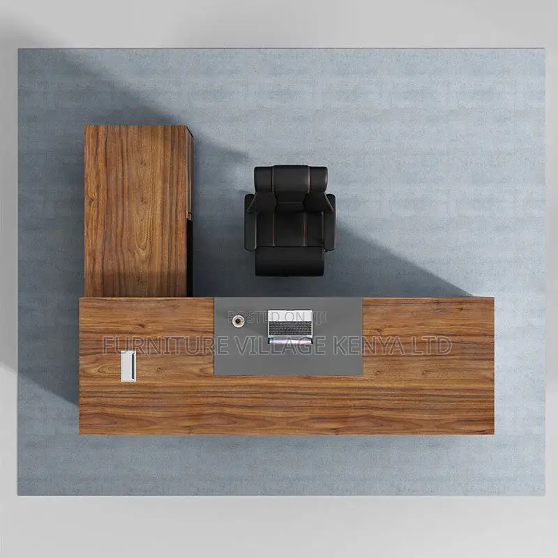 Office Desk; Modern 1.8 Meter L-Shaped Executive Office Desk