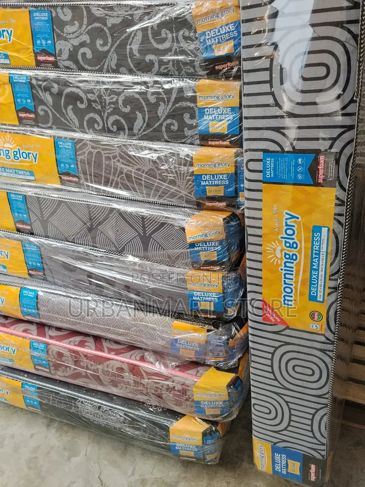 Mattress - Morning Glory Foam Mattress 5×6×8 Plain Top.