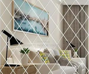 Home Diamond-Shaped Acrylic Mirrors