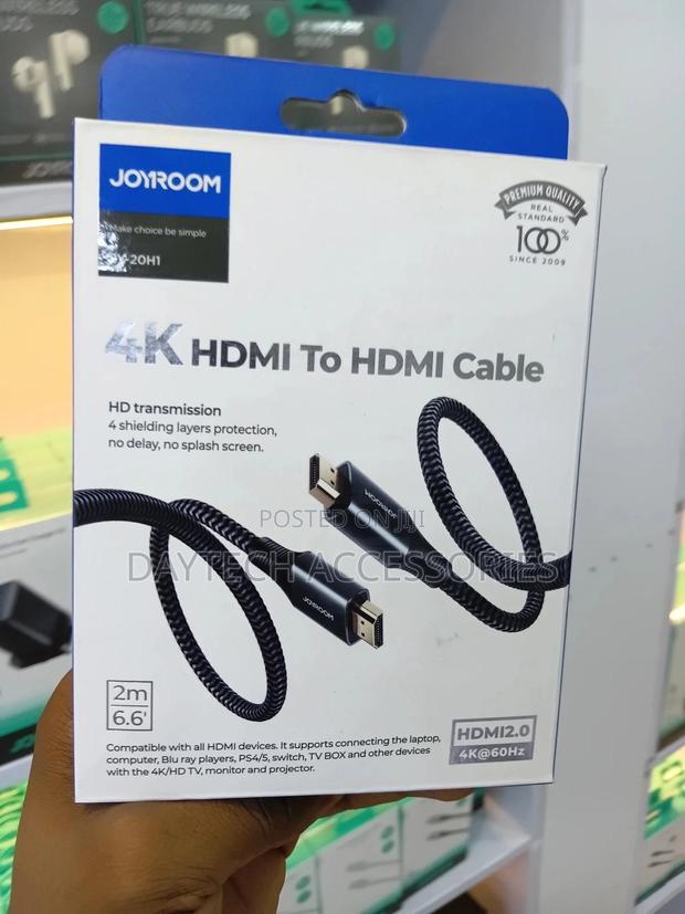Joyroom Hdmi to Hdmi Cable (Model Sy-20h1). - main view
