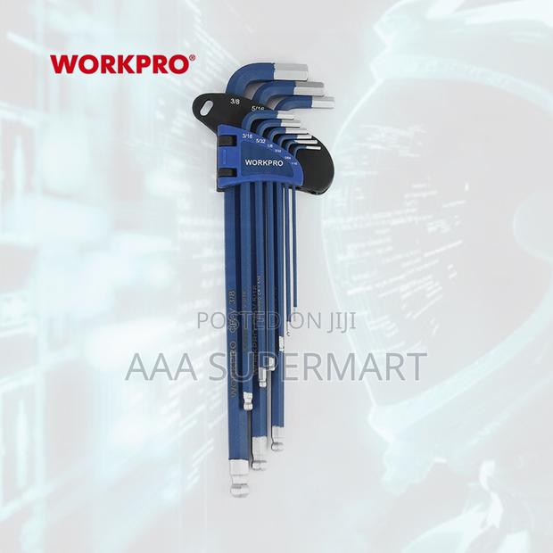 Wp222011 9pc Long Arm Ball Point Hex Key Set(Metric)