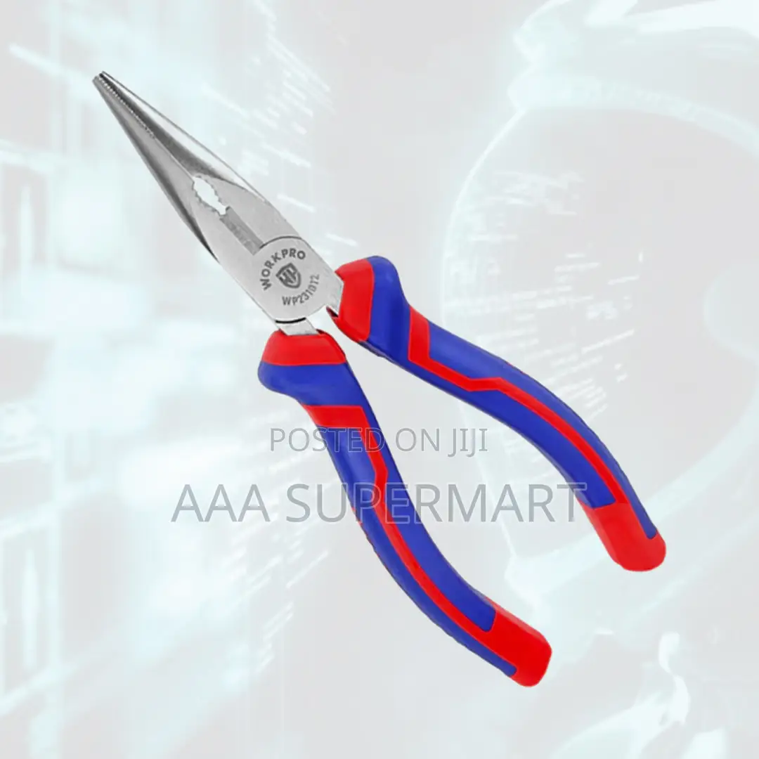 Wp231012 160mm(6") Drop Forged Long Nose Pliers