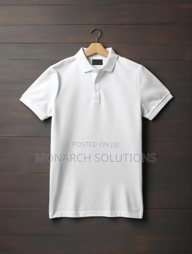 White Polo Tshirt Bulk Purchase - thumbnail 2