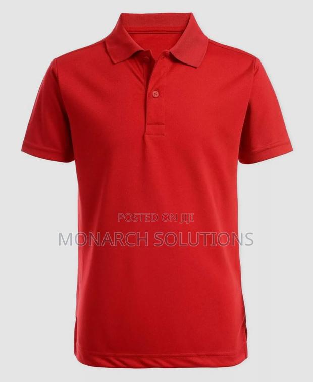 Deep Red Polo Tshirts - main view