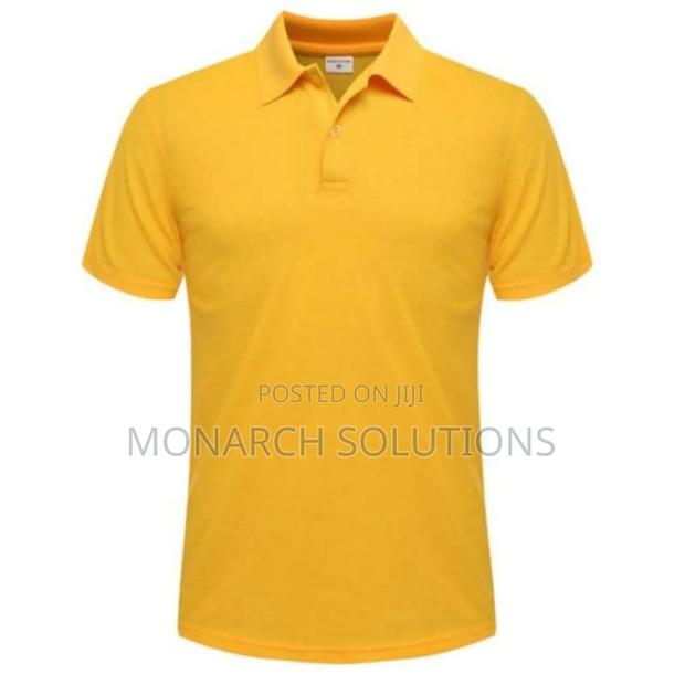 Lemon Yellow Polo Tshirts - main view