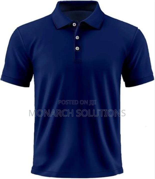 Navy Blue Slim Fit Polo Tshirts