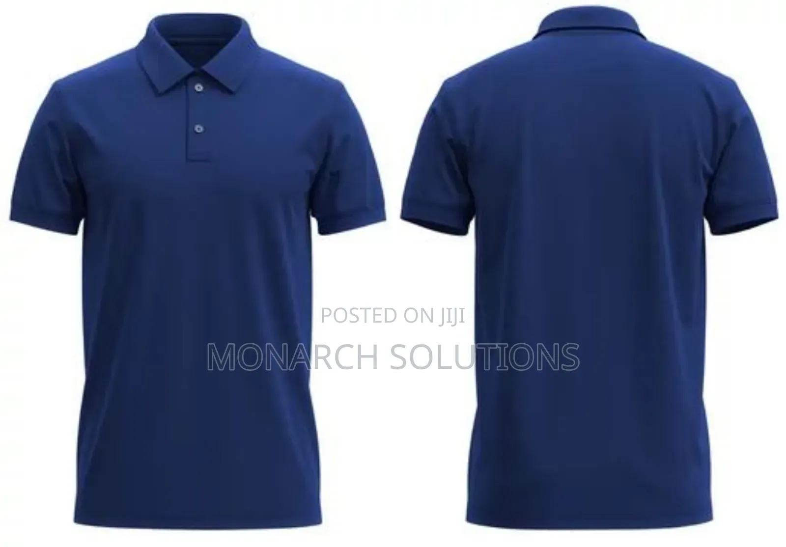 Navy Blue Slim Fit Polo Tshirts