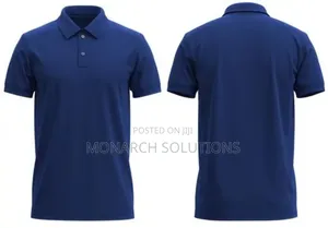 Navy Blue Slim Fit Polo Tshirts