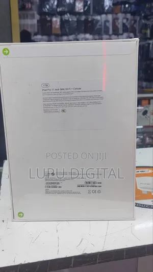 New Apple iPad Pro 1 TB Black