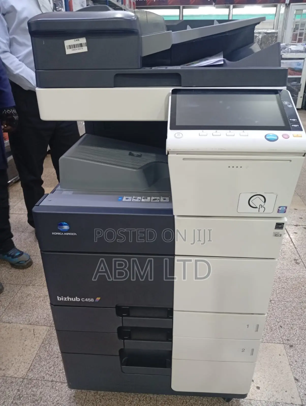 Clean and Efficient Konica Minolta C458 Color Laser Photocopier