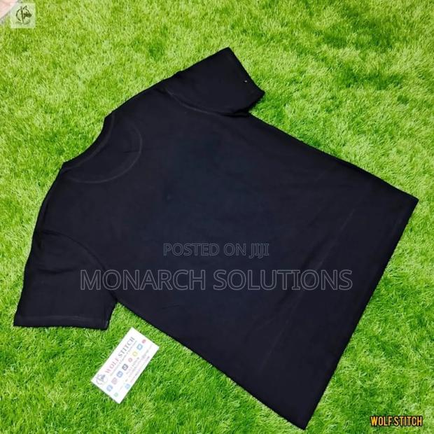 Dark Royal Blue Tshirt 100 % Cotton - thumbnail 2