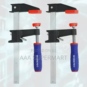 Wp232025 50x150mm Steel Bar Clamp With Wooden Handle Workpro