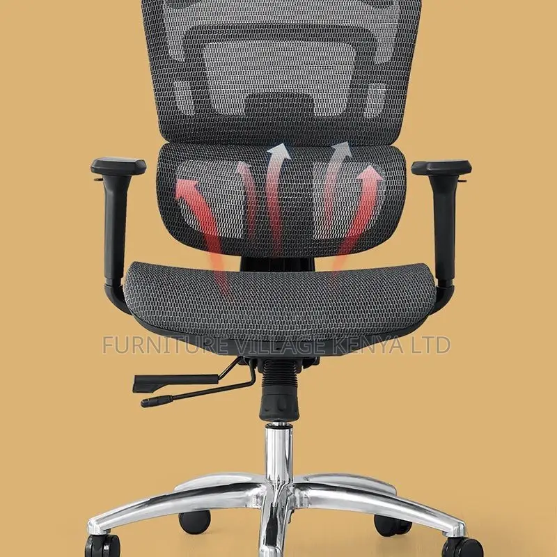Office Chair ; High-Back Adjustable Orthopedic Office Chair