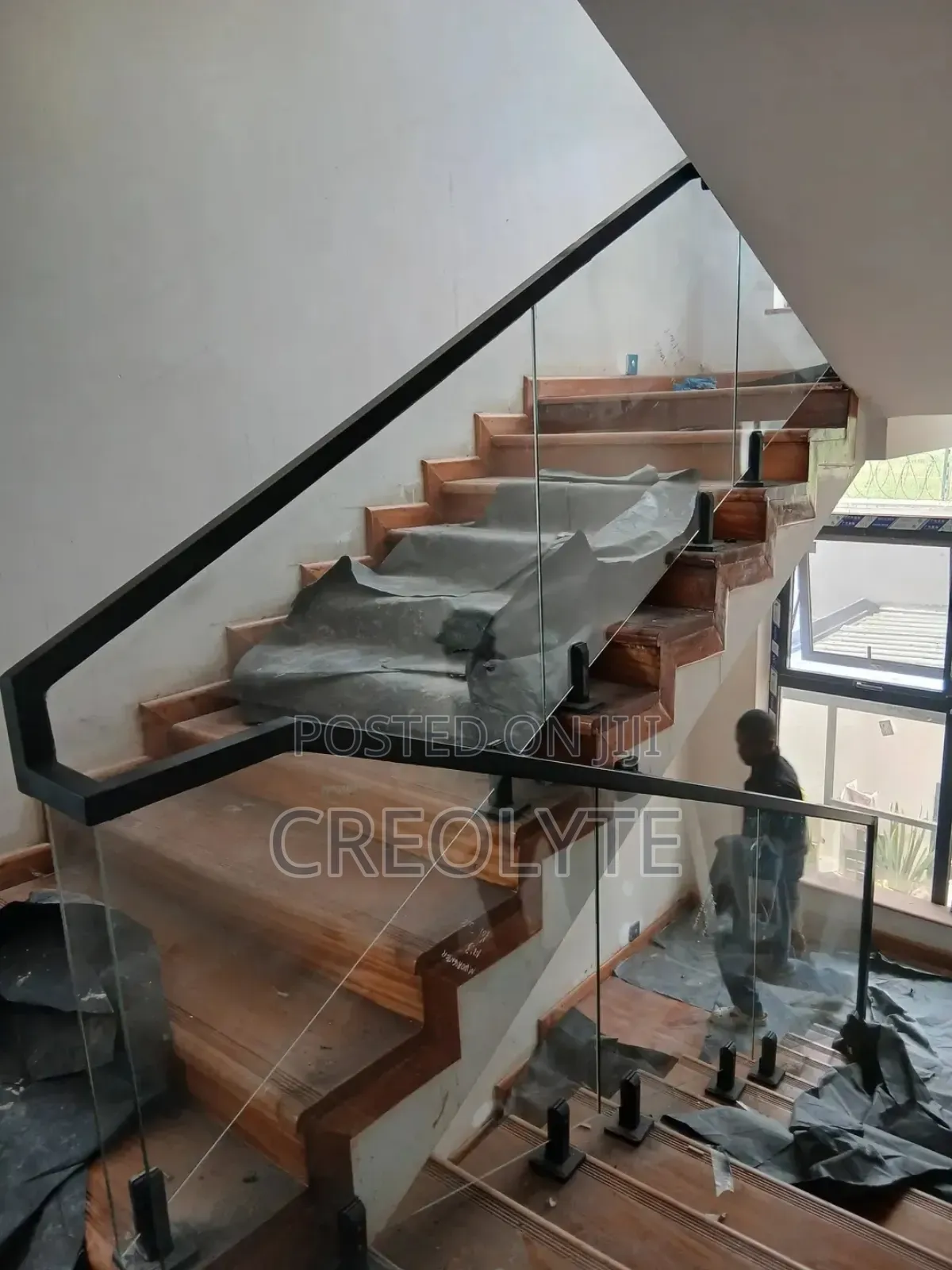 Modern Staircase Glass Railings 