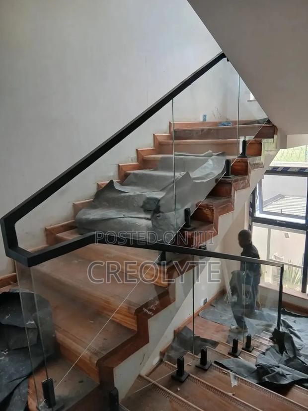 Modern Staircase Glass Railings  - thumbnail 3