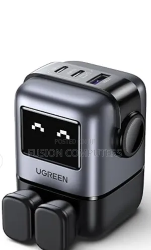 Ugreen Cd361 Uno 65w 3-Port Gan Fast Charger Ug-25686 – Uk Grey