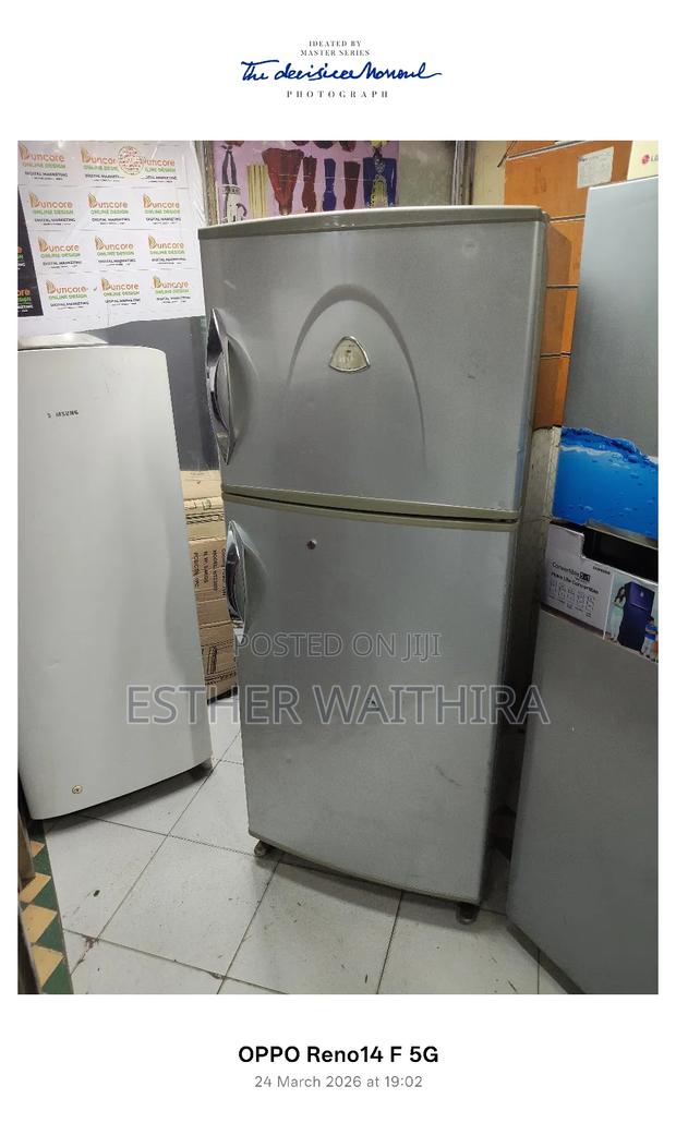 Silver Like Sanyo Double Doors Fridge - main view