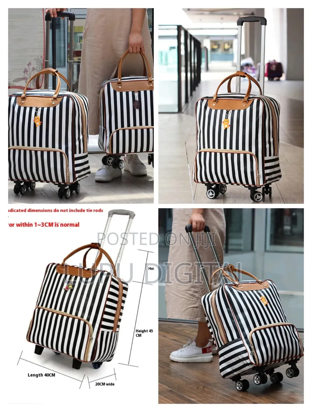 Quality Stripped Travelling Bag