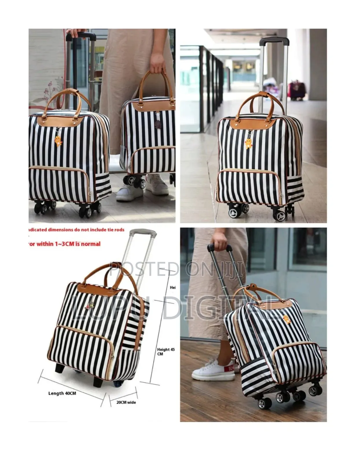 Quality Stripped Travelling Bag