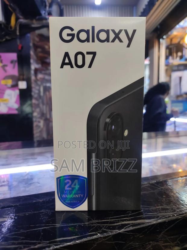New Samsung Galaxy A07 4G 64 GB Black - main view