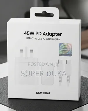 Samsung 45w Pd Adapter With a Usb- C to C Cable.Fast Charger Complete