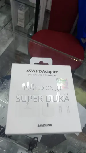 Samsung 45w Pd Adapter With a Usb- C to C Cable.Fast Charger Complete