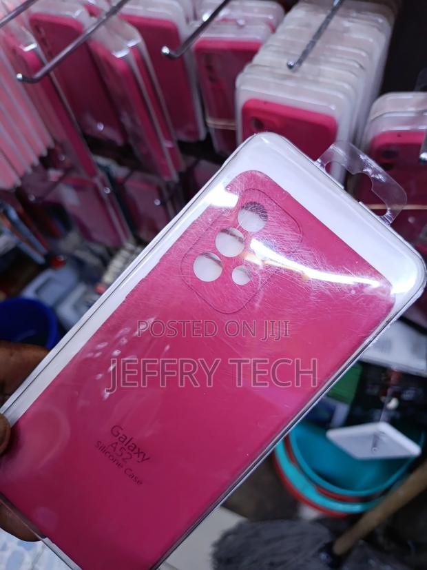 Casar Samsung Galaxy A52 5g Liquid Silicone With Microfiber Lining - thumbnail 2