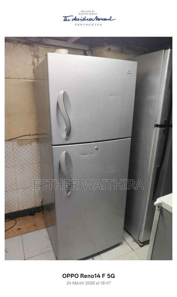 Very Clean Lg Double Doors Fridge - main view