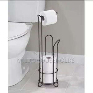 Tissue Holder/Tissue Stand Stainless Steel Floor Standing Paper Roll.