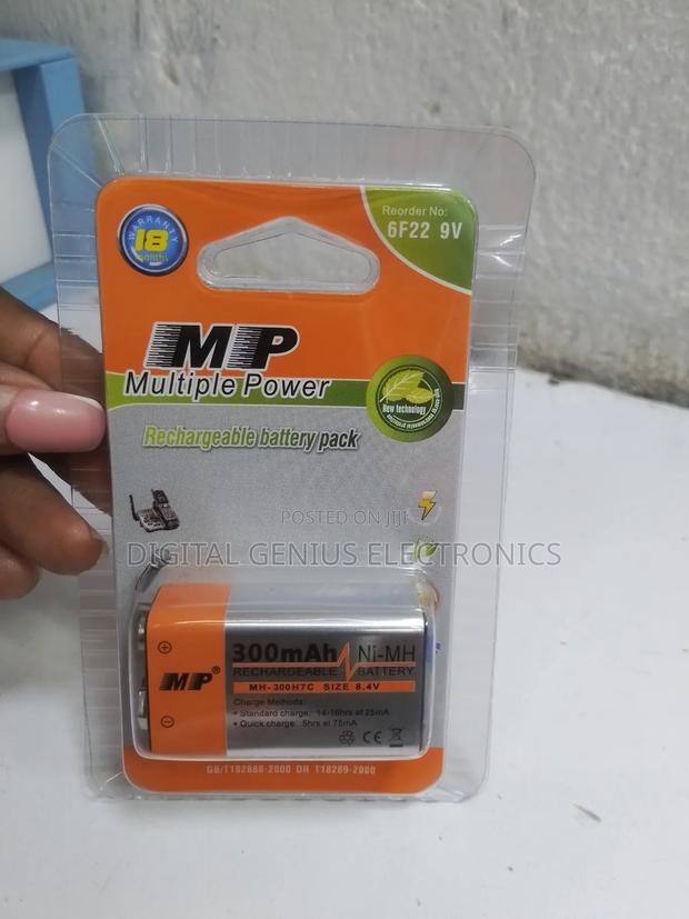 Mp 9v Rechargeable Battery - thumbnail 2