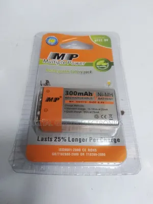 Mp 9v Rechargeable Battery