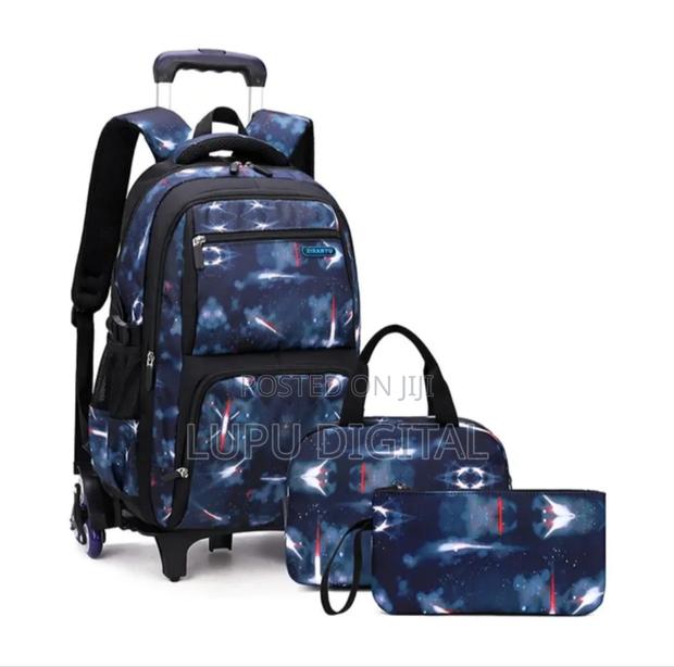 3wheel Rolling Trolley School Bag - thumbnail 3