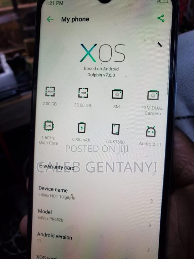 Infinix Hot 10i 32 GB Blue