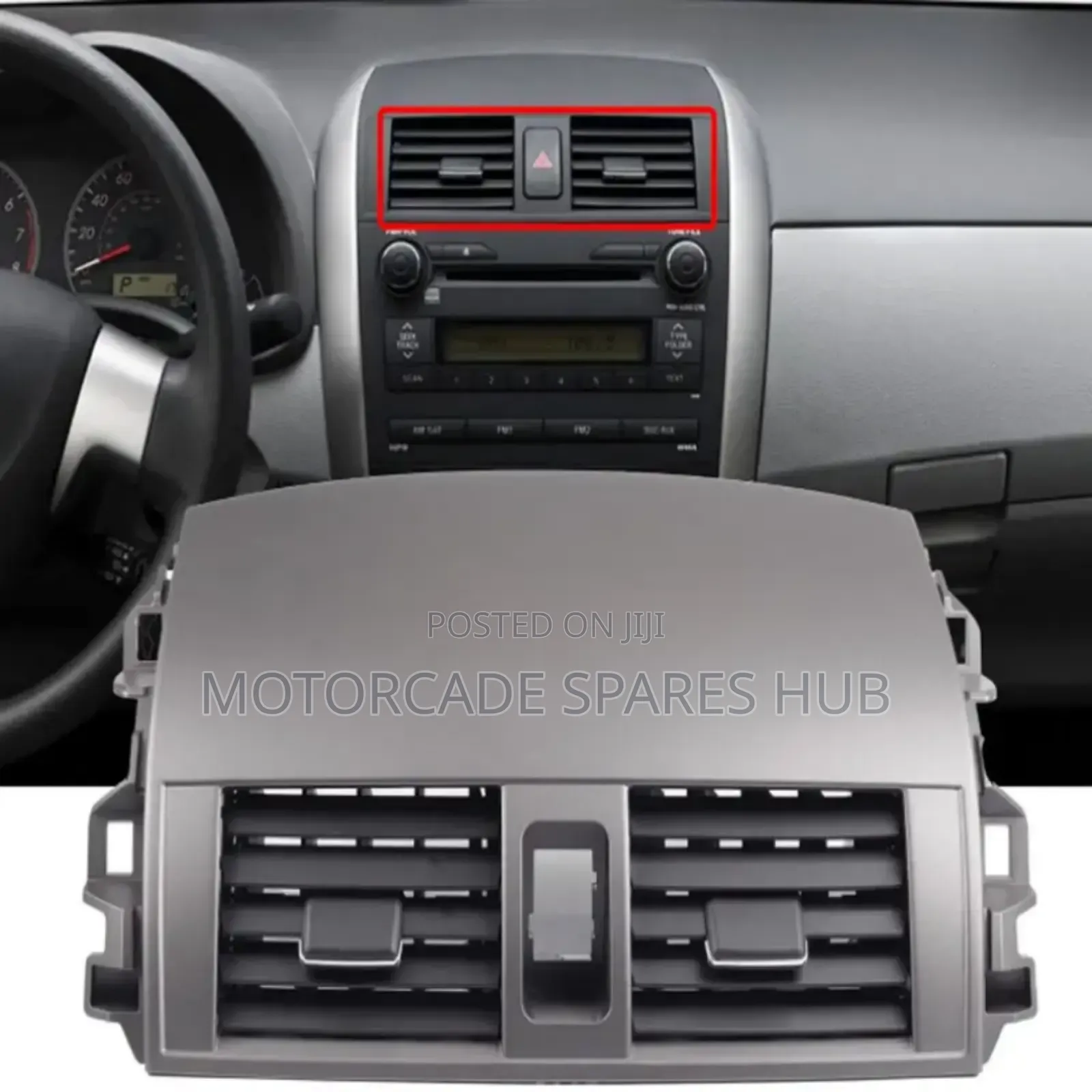 Toyota Axio Dashboard Air Center Vent Console