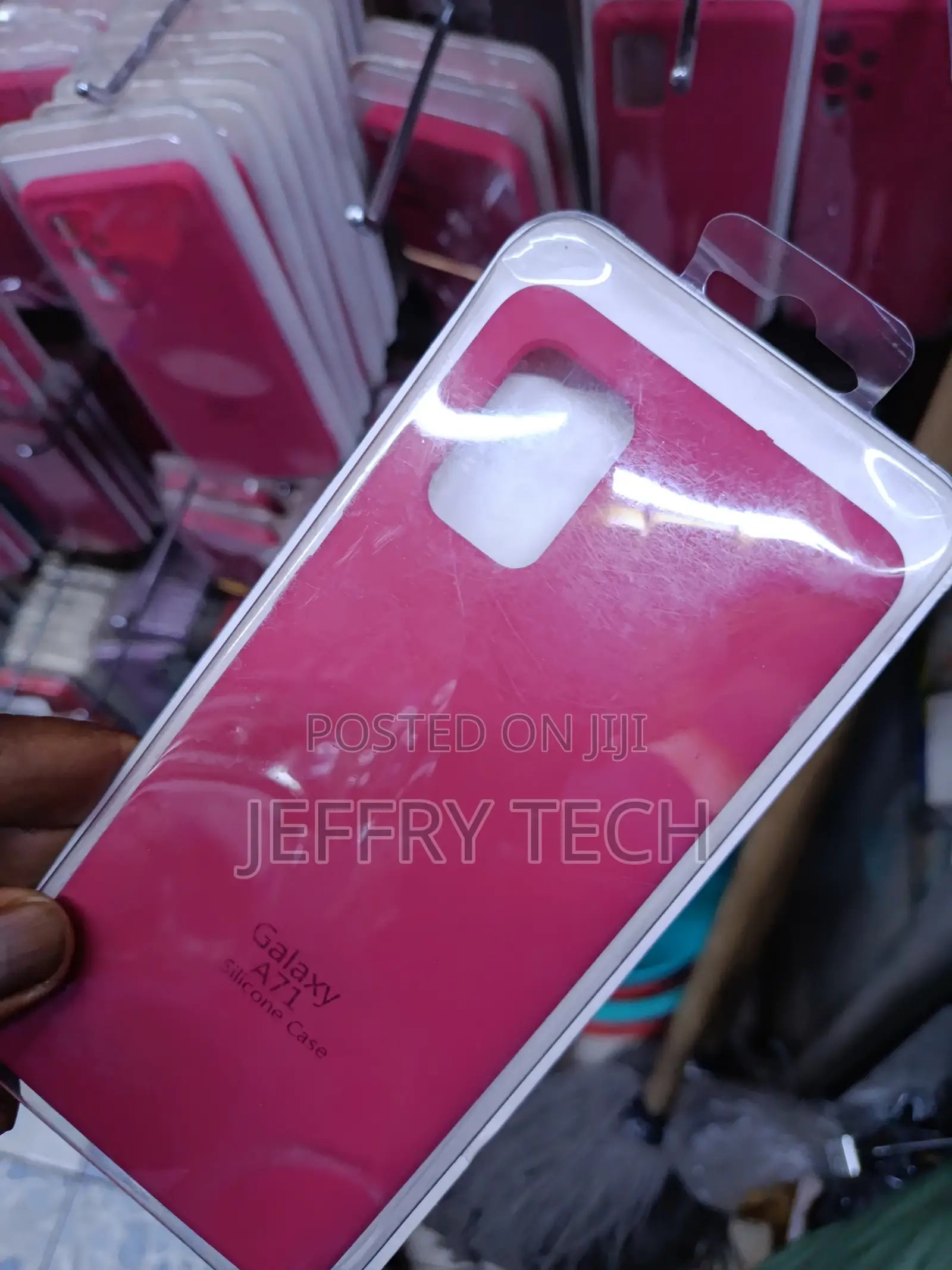 Sprig Liquid Silicone Samsung Galaxy A71 Case With Microfiber Lining